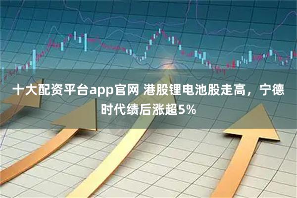 十大配资平台app官网 港股锂电池股走高，宁德时代绩后涨超5%